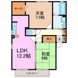 ロイヤルコートBの物件間取画像